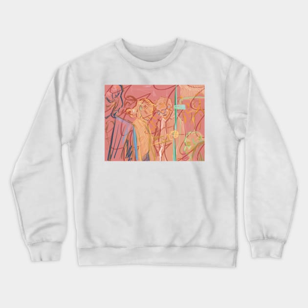 Transported Melancholia Crewneck Sweatshirt by ParrotChixFish